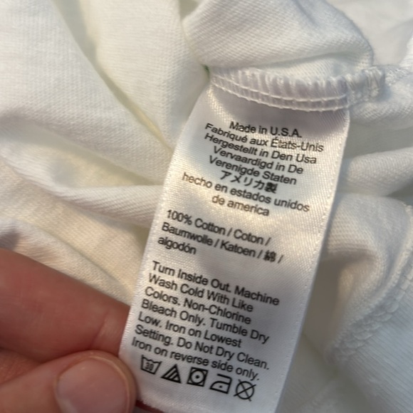 J. Crew NWT men’s white dog guard short sleeve graphic t-shirt size large - Picture 12 of 12